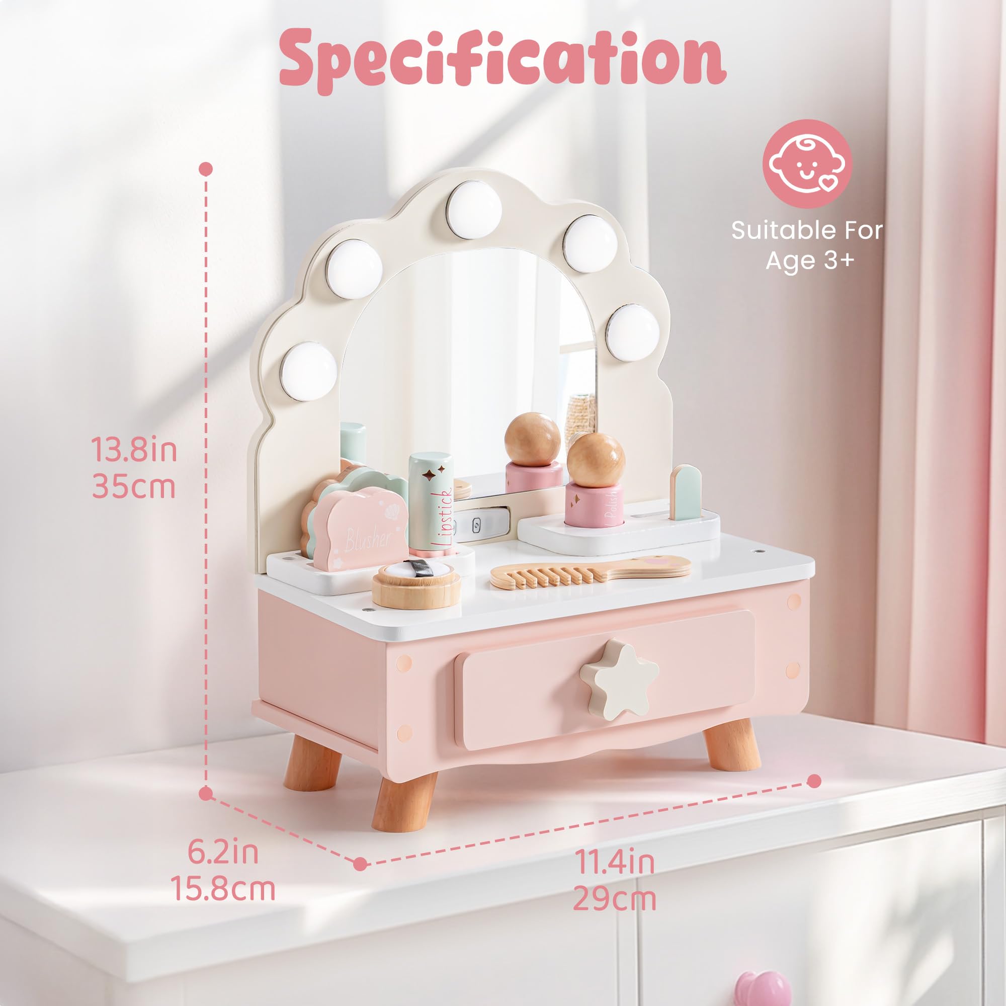 No Nasties Kids - Make-up speelset Nancy, kindermake- up bij