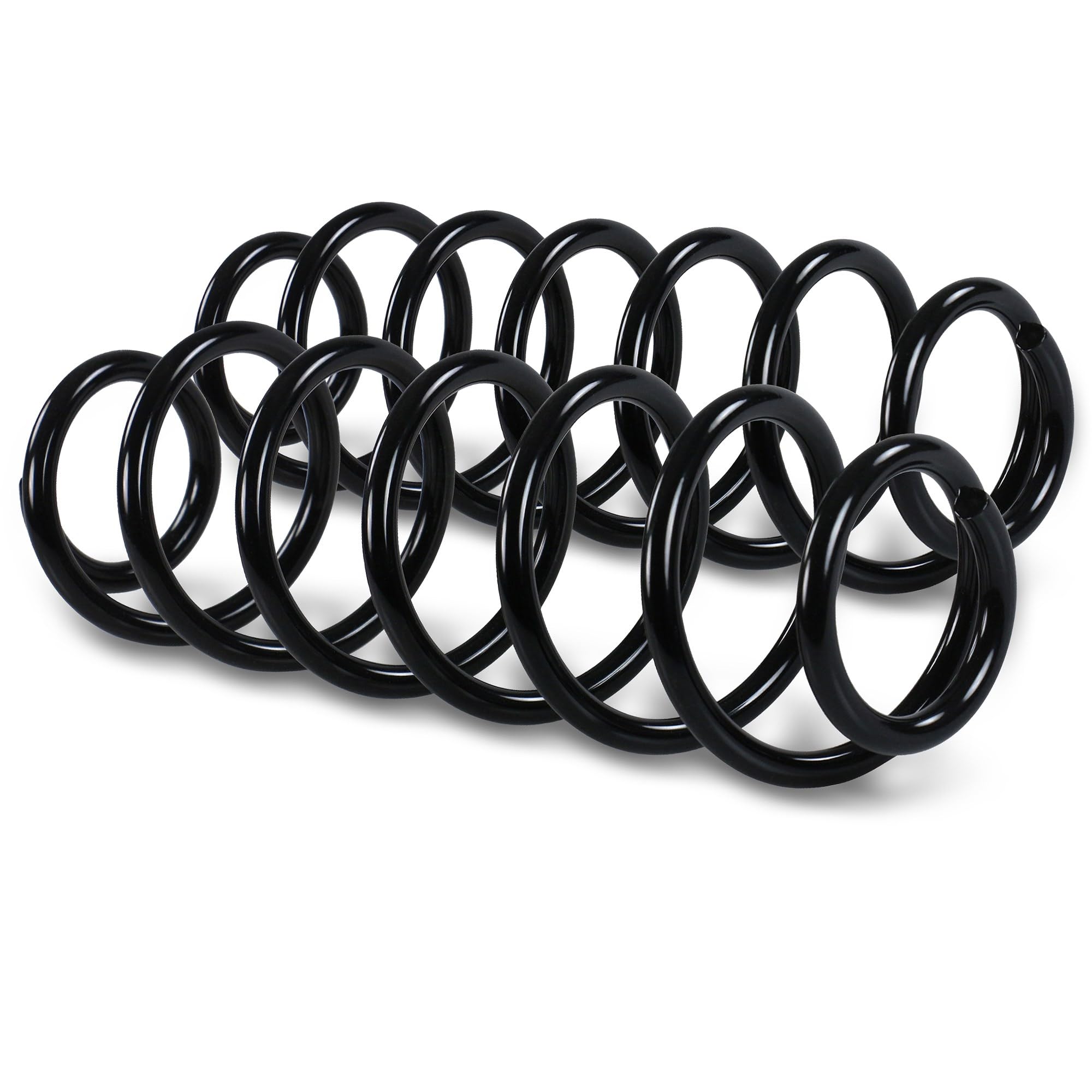 ATEC GERMANY 2x Suspensión trasera muelle espiral izquierda y derecha compatible con SEAT IBIZA III (6L1), IBIZA IV ST (6J8, 6P8), CORDOBA (6L2), VW POLO (9N_, 9A_)