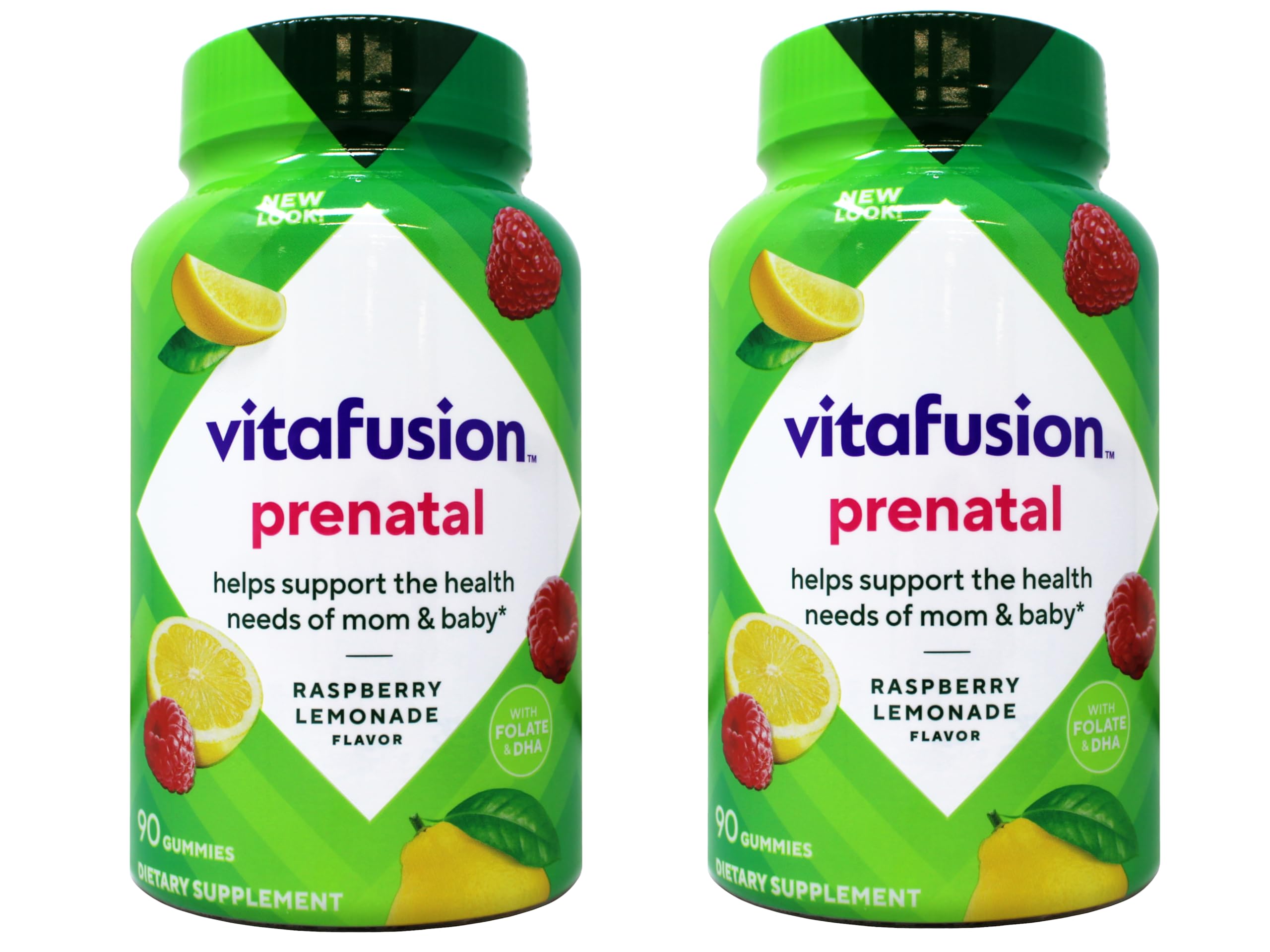 Vitafusion, PreNatal, Adult Gummies, Assorted Flavors - 90 gummies, Pack of 2