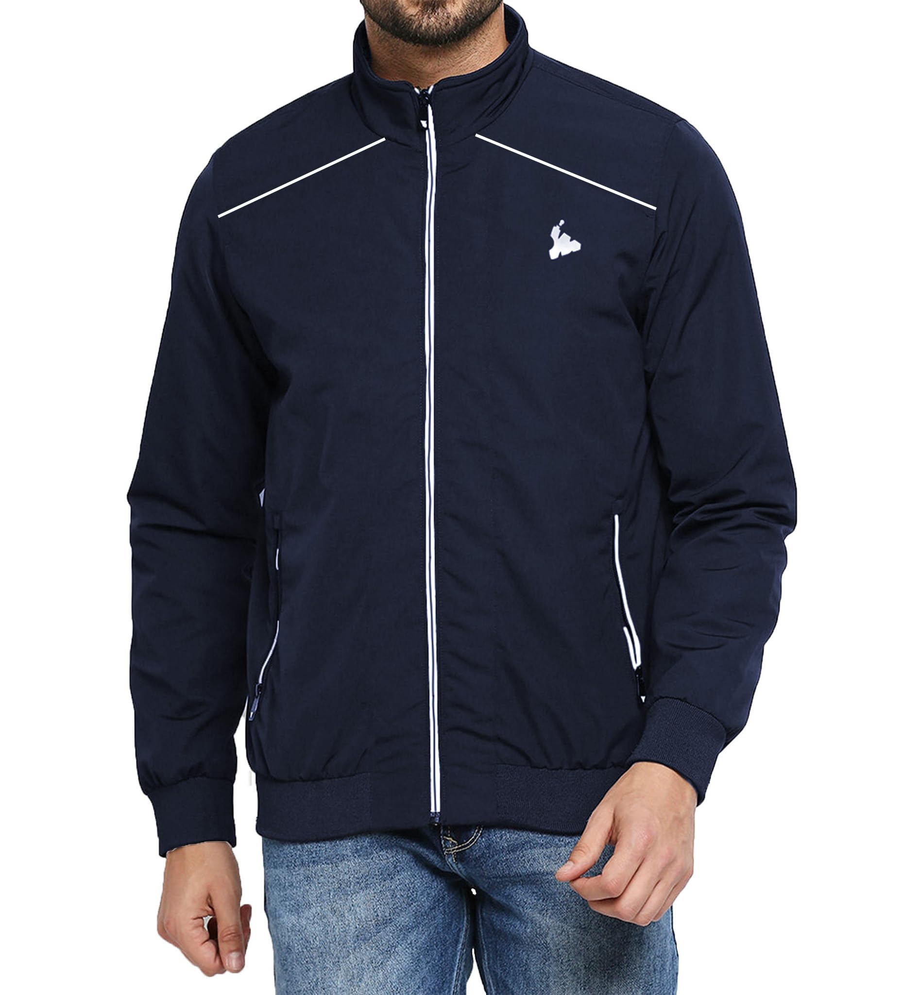 TEES SPORTSNS LYCRA JERKIN NAVY LINE 1