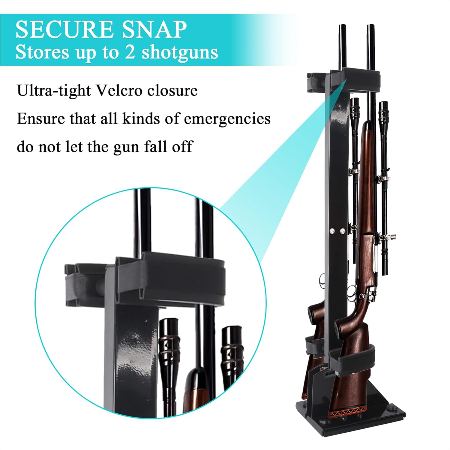 10L0L Universal Golf Cart Gun Holder 50 Degree Rotatable Compatible with Golf Cart Club Car EZGO UTV ATV Stand Up Gun Rack Gun Mount