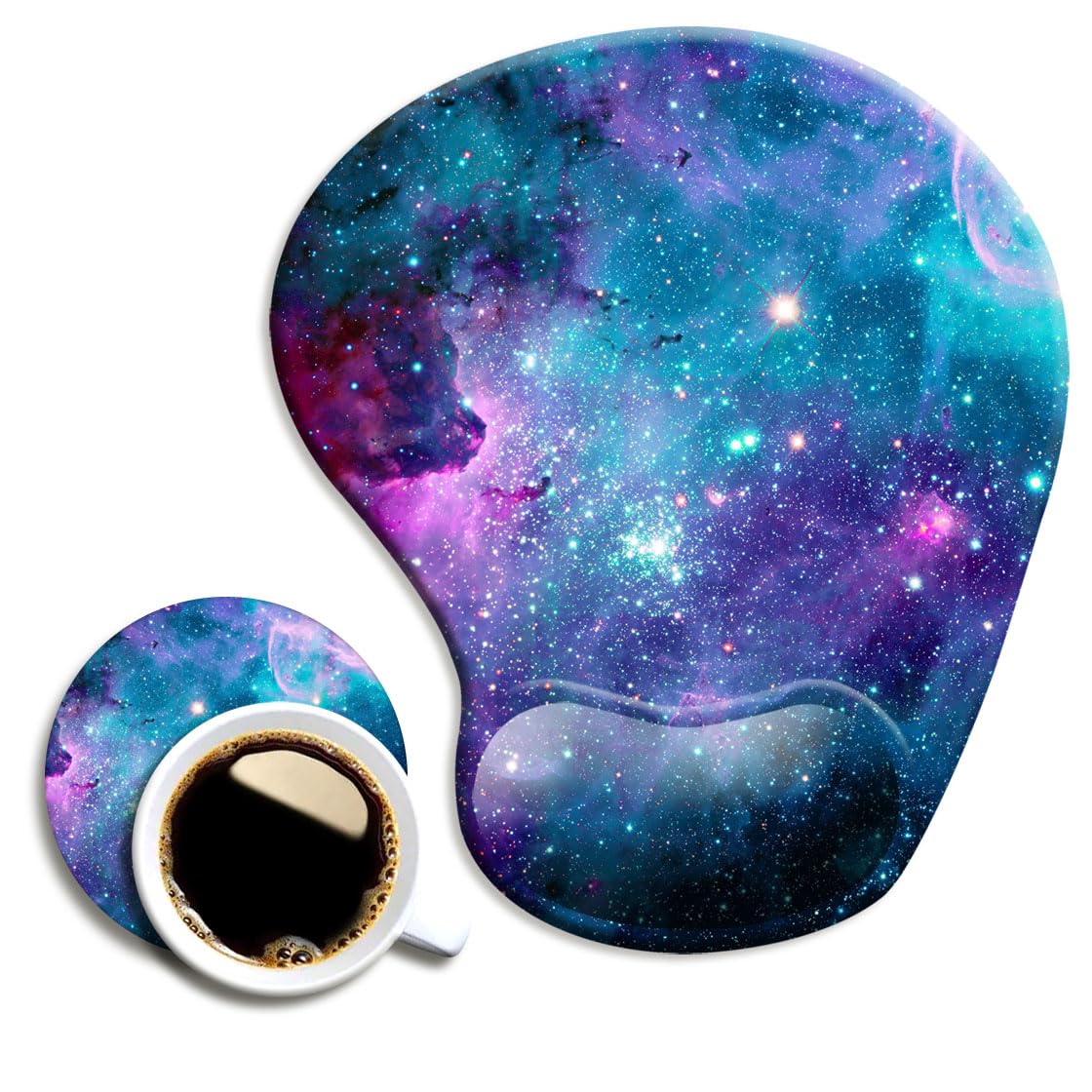 Mouse Pad- Super-Gel Mini Round Mouse Pad- Wrist Rest - View #12
