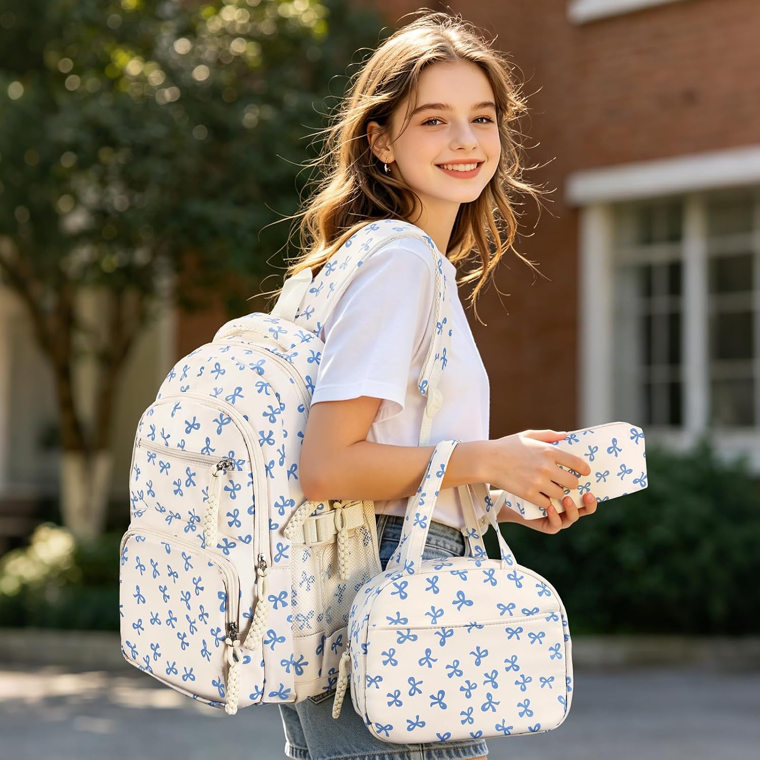 Coquette Backpack Cute Kawaii Aesthetic Daypack
