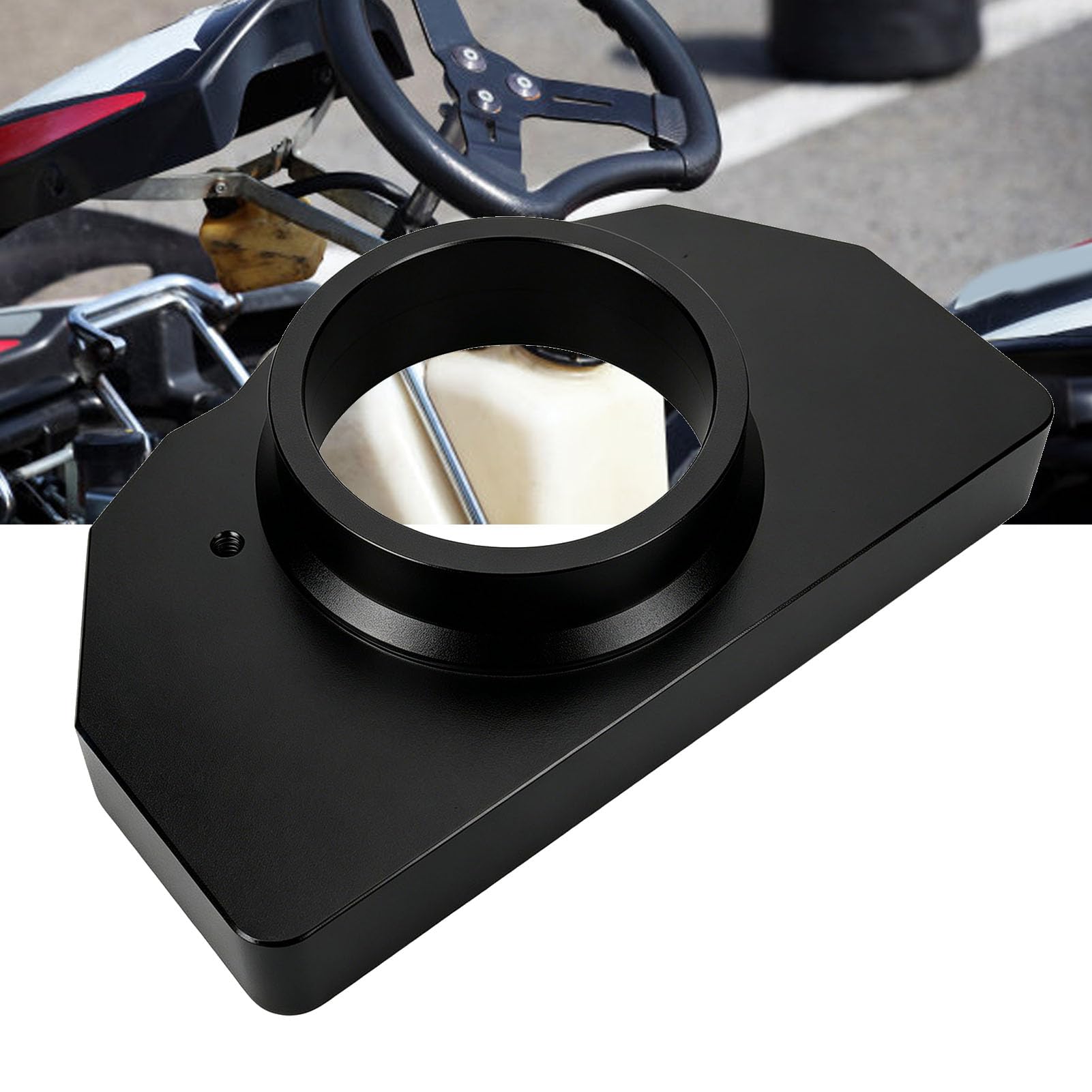 CHICIRIS Łożysko Wspornika Kierownicy, Wymiana Stopu Aluminium z poprawą Redukcji Szumów dla G25 G27 G29 G920 G923 (BLACK)