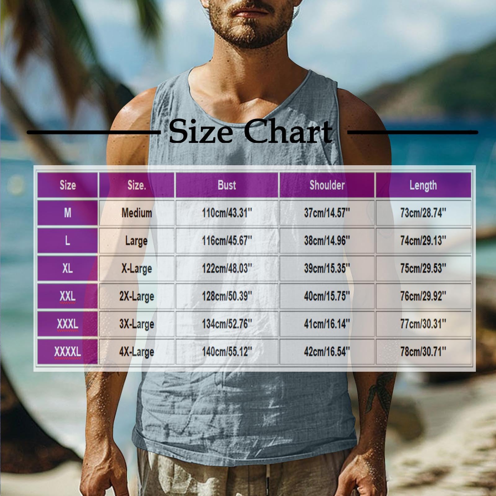 Tank Top Herren Sommer Leinen Ärmelloses T Shirt Casual Einfarbige Weste Vintage Tshirt Männer Rundhals Bodybuilding Loose T-Shirt Performance Fitness Laufshirt