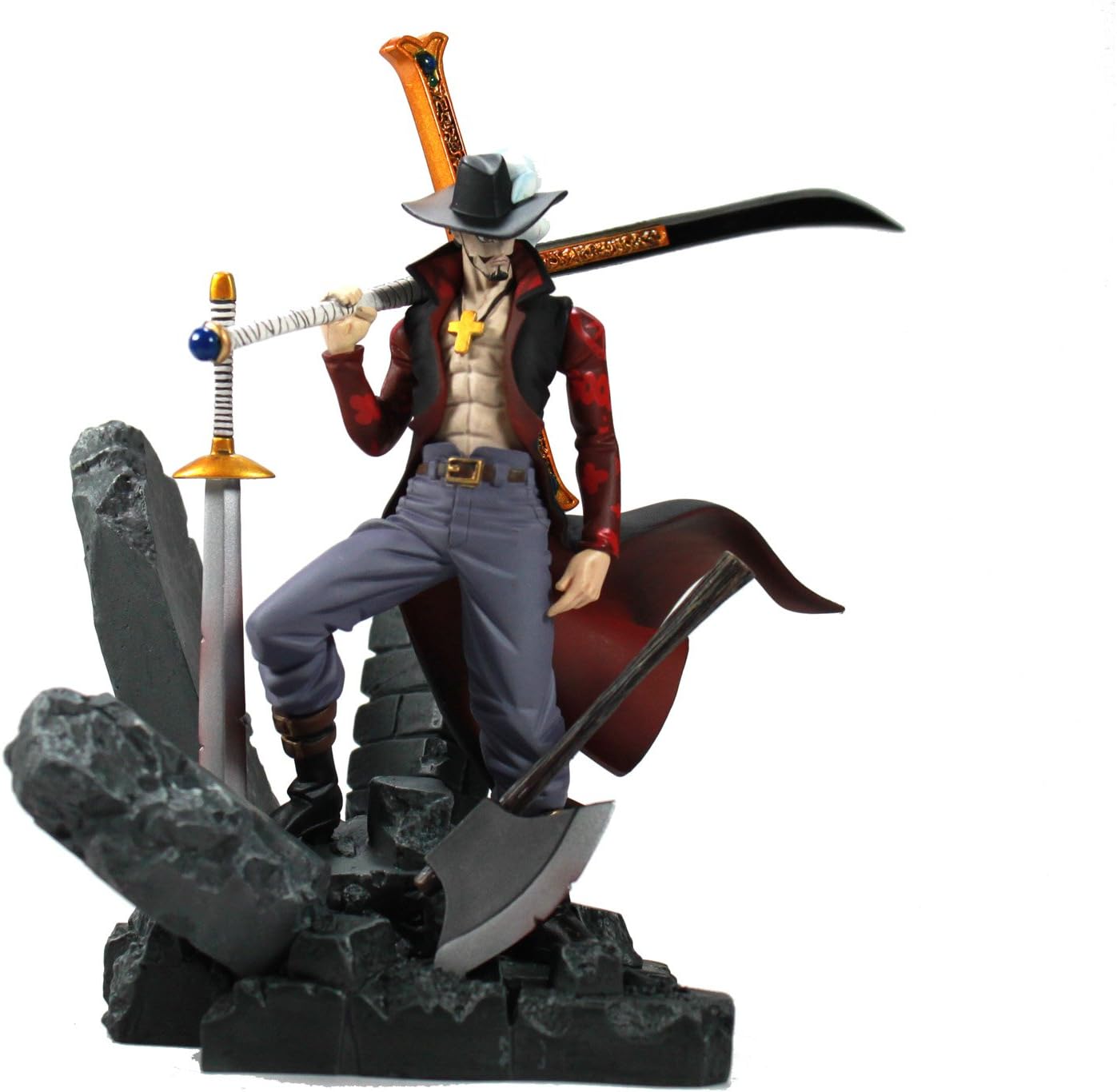 Banpresto One Piece 48057 Colosseum SCultures: Dracule Mihawk Figure, Volume #2
