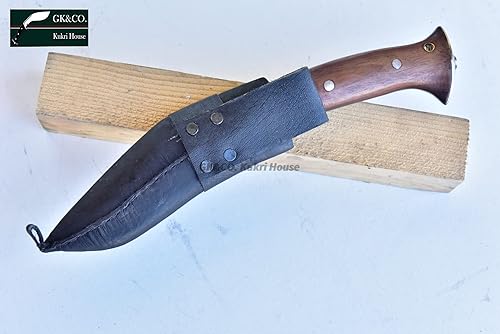 Miniatura 9 de GK&CO. Kukri House KukriKhukuri genuino - Hoja negra de 5 pulgadas (sin óxido) Panawal Khukuri - Fábrica hecha a mano en Nepal.