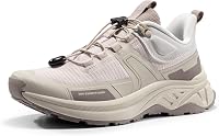 NORTIV8 Women's Lightweight Hiking Shoes with Quick Laces - Breathable Mesh, Slip-Resistant EVA Sole for Trails & Travel (9.7 oz)