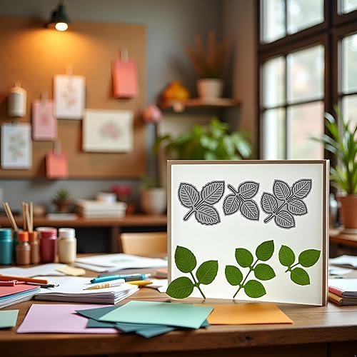 Troqueles de corte de hojas para hacer tarjetas, plantillas de corte para álbumes de recortes, álbum de fotos, troqueles de papel decorativo para Troqueles de corte de hojas para hacer tarjetas, plantillas de corte para álbumes de recortes, álbum de fotos, troqueles de papel decorativo para
