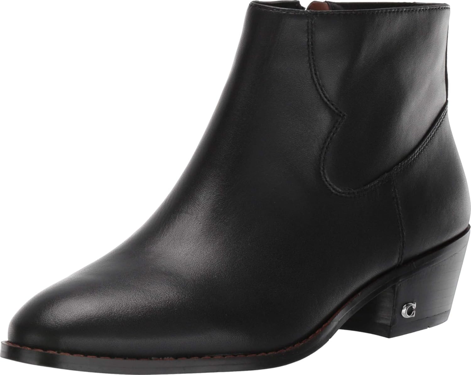 Coach dannie leather ankle bootie Clearance