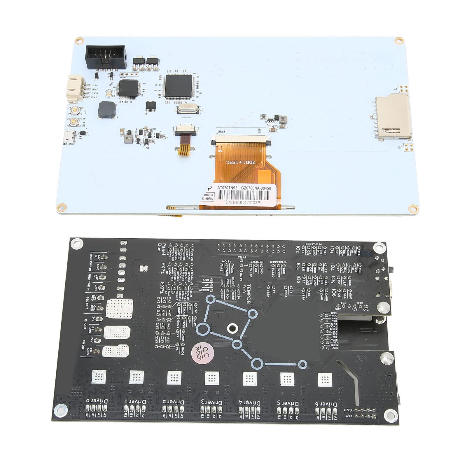 Wakects Drukarka 3D Płyta Główna do 2.4, Duet3 Mini5+ 7-calowy Ekran