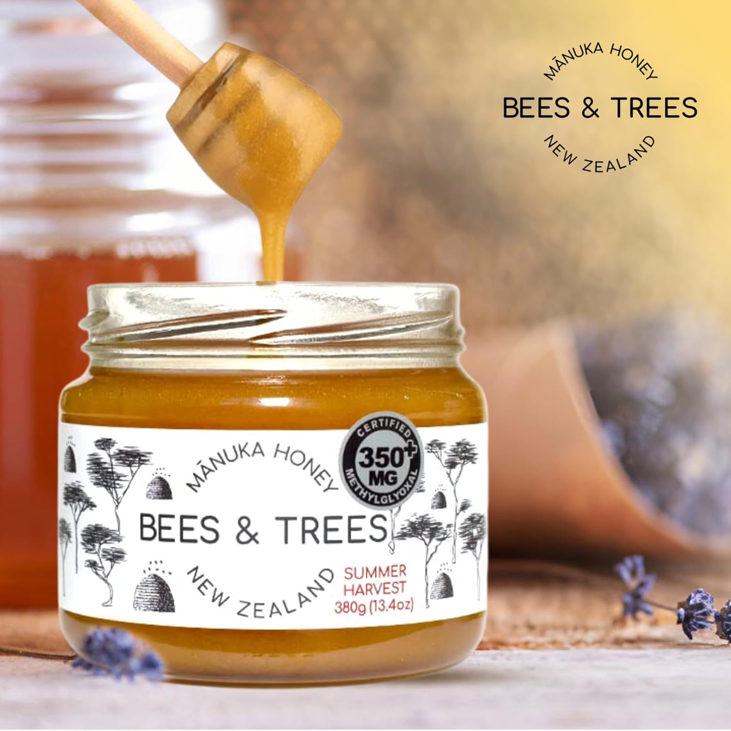 Best Honey - Bees & Trees ⁣Manuka Honey 350+ MGO Review