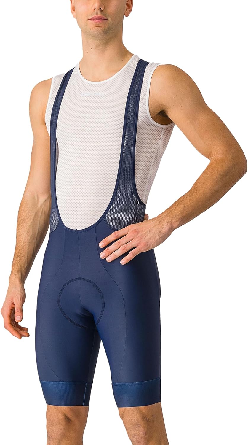 CASTELLI Men’s Entrata 2 Bibshort for Road and Gravel Biking I Cycling