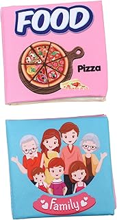 ibasenice Livro De Pano Para Educação Infantil 2 Peças Livro De Pano Macio Livro De Pano Macio Brinquedos Oceânicos Brinquedo Para Crianças Livro De Pano Prático Livro De Pano Para