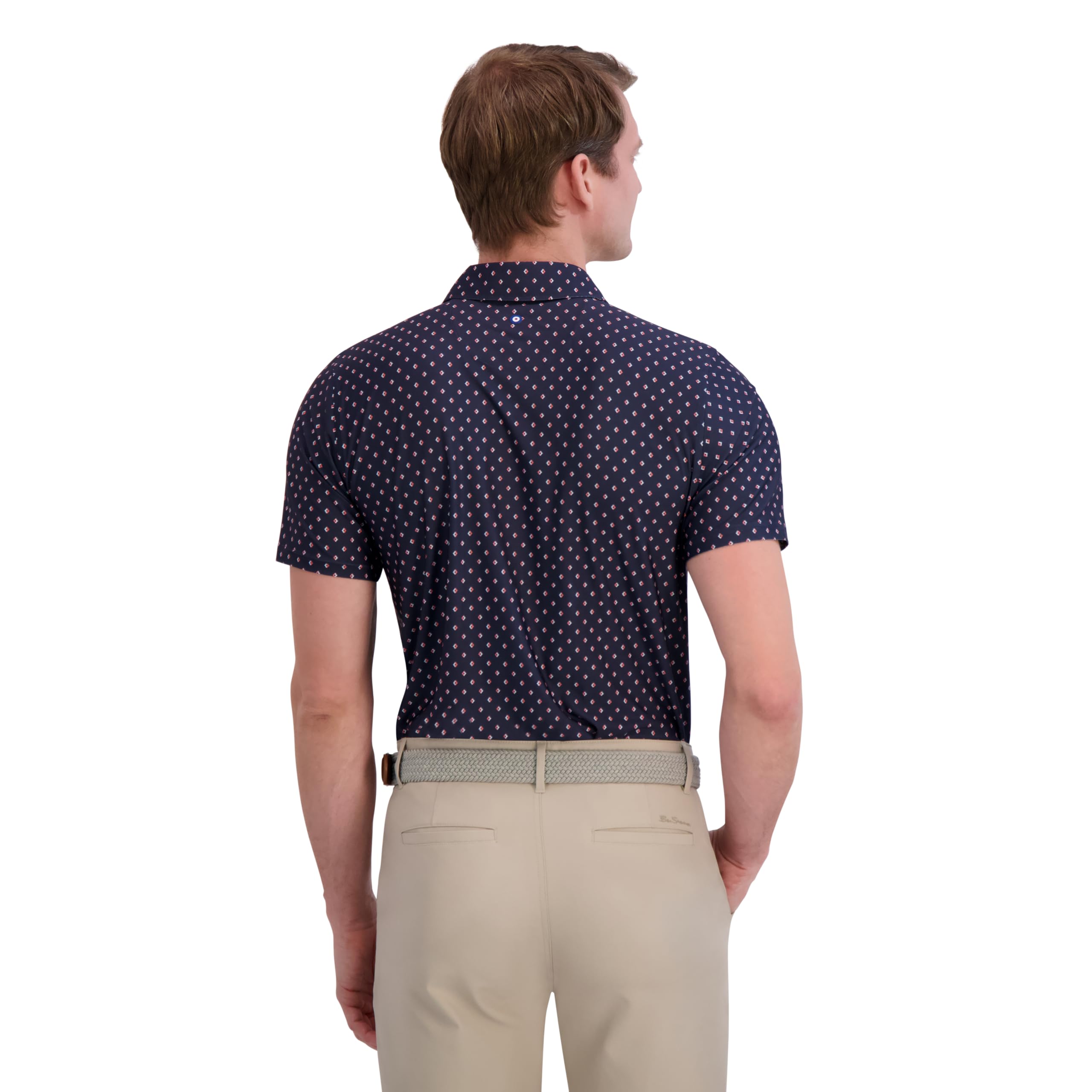 Ben Sherman Performance Golf Shirts– Stretch, Extra Soft Fabric, Moisture-Wicking, Odor Resistant Camicie Uomo
