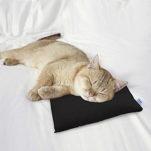 Miniatura 3 de Paquete de 2 almohadas pequeñas de bebé para viajes, 11 x 7 pulgadas, almohada pequeña con etiqueta de nombre, almohada pequeña para niños que