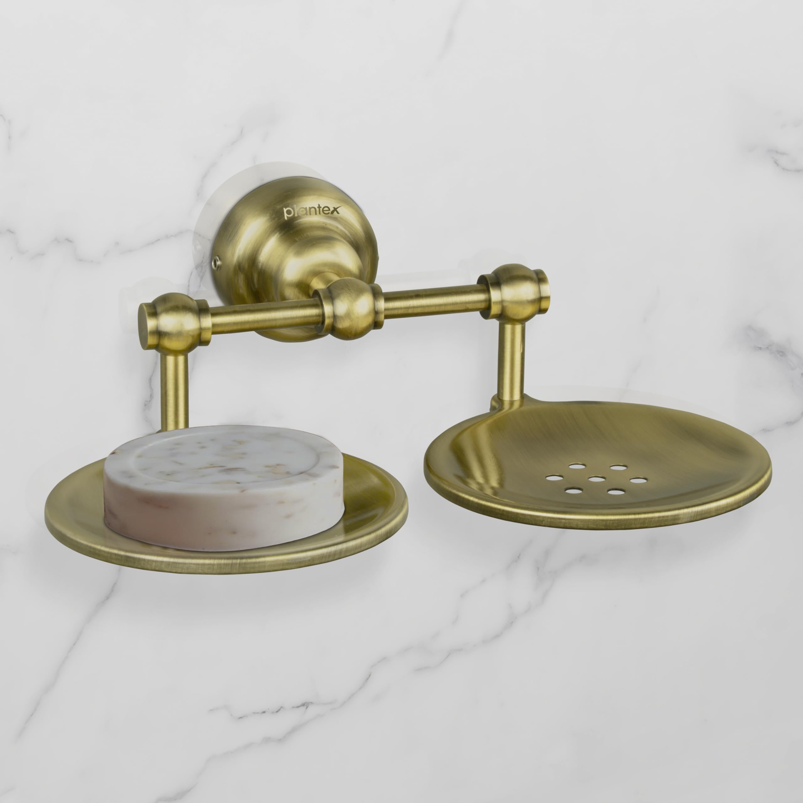 Plantex 304 Grade Stainless Steel Double Soap Holder Stand for Bathroom and Wash Basin/Bathroom Accessories - Skyllo (Antique) (B0BPLLYF33) Amazon Price History, Amazon Price Tracker