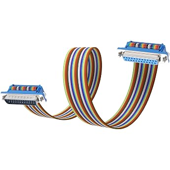 DB25 Serielles Verl ngerungskabel RS232 M nnlich zu Weiblich-Serielles Kabel D-SUB 25-poliger Stecker RS232 Serielles Durchgangskabel f r Computer Drucker MODEM 16 ft/50 cm