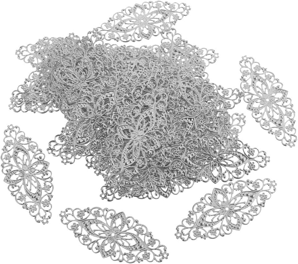 Amazon.com: Fiocias Intricate Metal Filigree Embellishments Collection ...