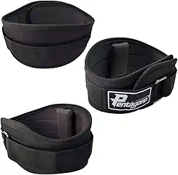 Cinturão Musculação New Strong Pentágono, Tamanho Único Ajustável (64 até 105 CM) Proteção Lombar, Conforto e Segurança para Treinos Intensos, Fecho Ultra Resistente