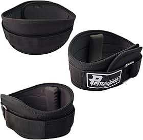 Cinturão Musculação New Strong Pentágono, Tamanho Único Ajustável (64 até 105 CM) Proteção Lombar, Conforto e Segurança para Treinos Intensos, Fecho Ultra Resistente