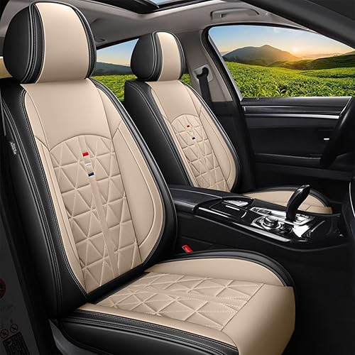Vista 38 de Juego completo de fundas de asiento de automóvil para Volvo XC40 2019-2023 2024, fundas de asiento de cuero impermeables con compatible con bolsa