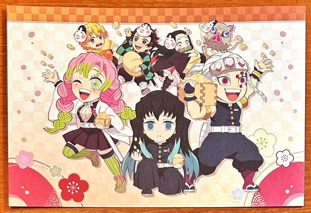 Amazon.co.jp: 鬼滅 時透無一郎 節分 ポストカード 歌舞伎 缶バッジ