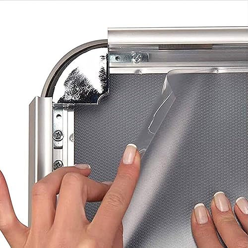 Miniatura 3 de M&T Displays Cubierta protectora de PET con lente transparente antirreflejo intercambiable para negocios, oficina, hogar, marcos de póster