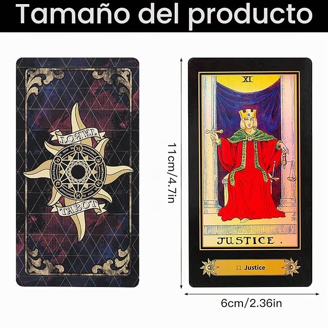 Foto 2 de 8 de Binnan 78 Tarjetas, Baraja de Cartas de Tarot