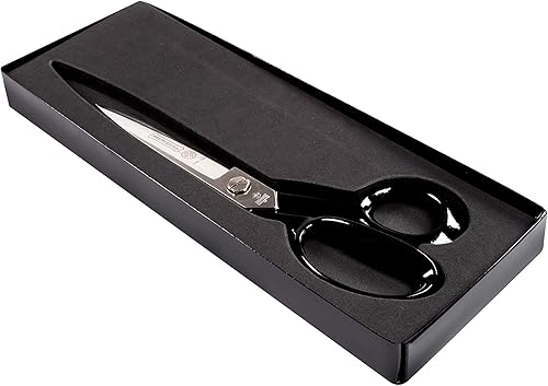 Miniatura 4 de Mundial Recortadoras dobladas industriales forjadas de 10 pulgadas, cuchillas afiladas, mango negro ergonómico, acabado niquelado pulido, corte y