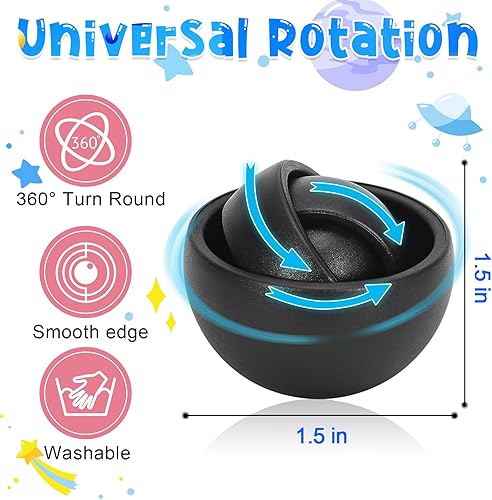 Miniatura 3 de Paquete de 2 juguetes para ansiedad, rellenos de calcetines de Navidad para niños y adultos, juguetes de giroscopio, juguetes para personas con