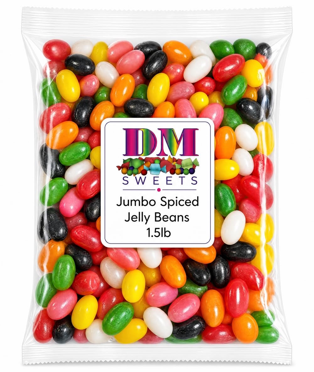 Amazon.com : Jumbo Spiced Jelly Beans - 1.5 lbs Assortment of