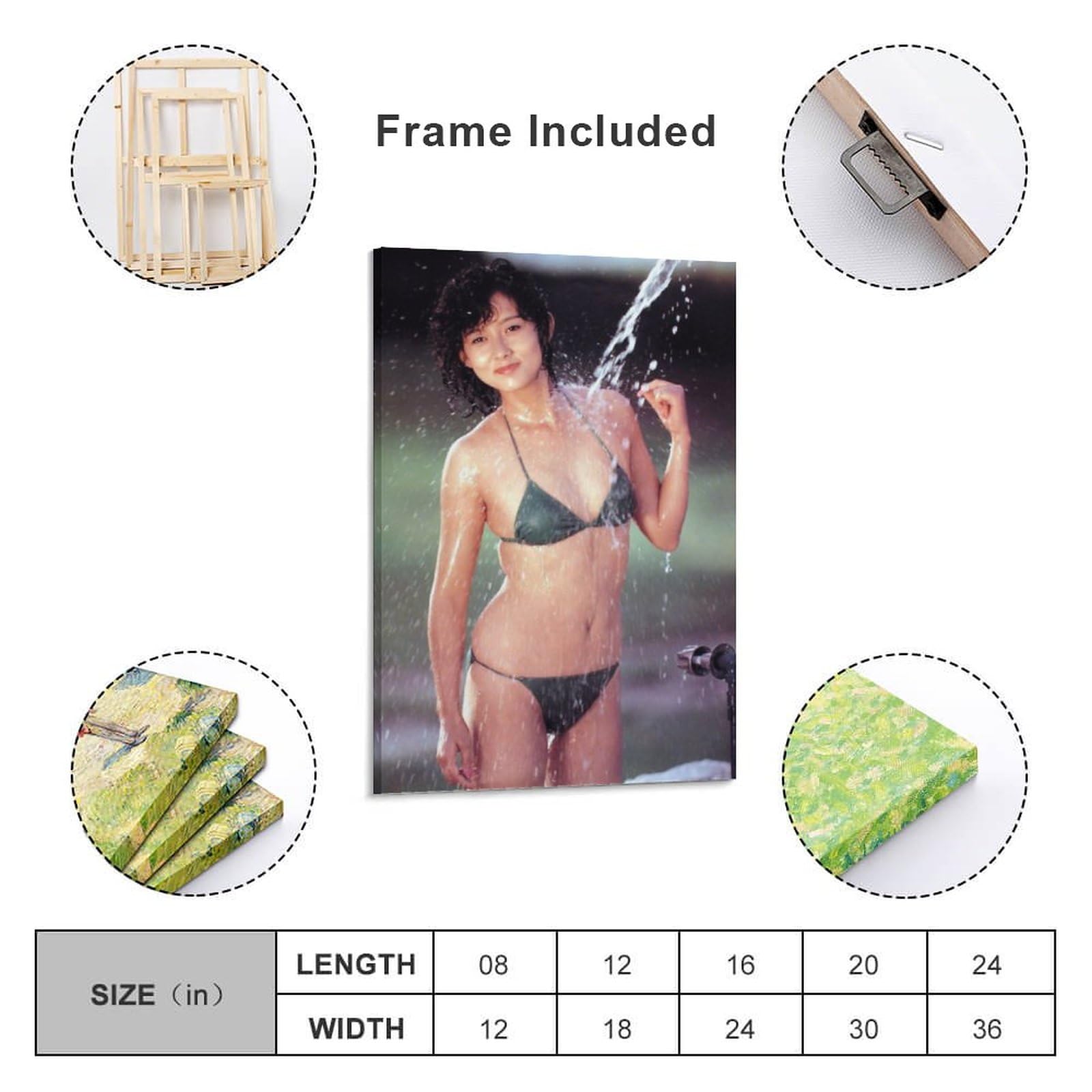 【新品未掲示品】★斉藤慶子ポスターSEIKODOテイチク★515×728B Amazon.co.jp: 斉藤慶子写真セクシーポスター壁飾り キャンバス 芸術