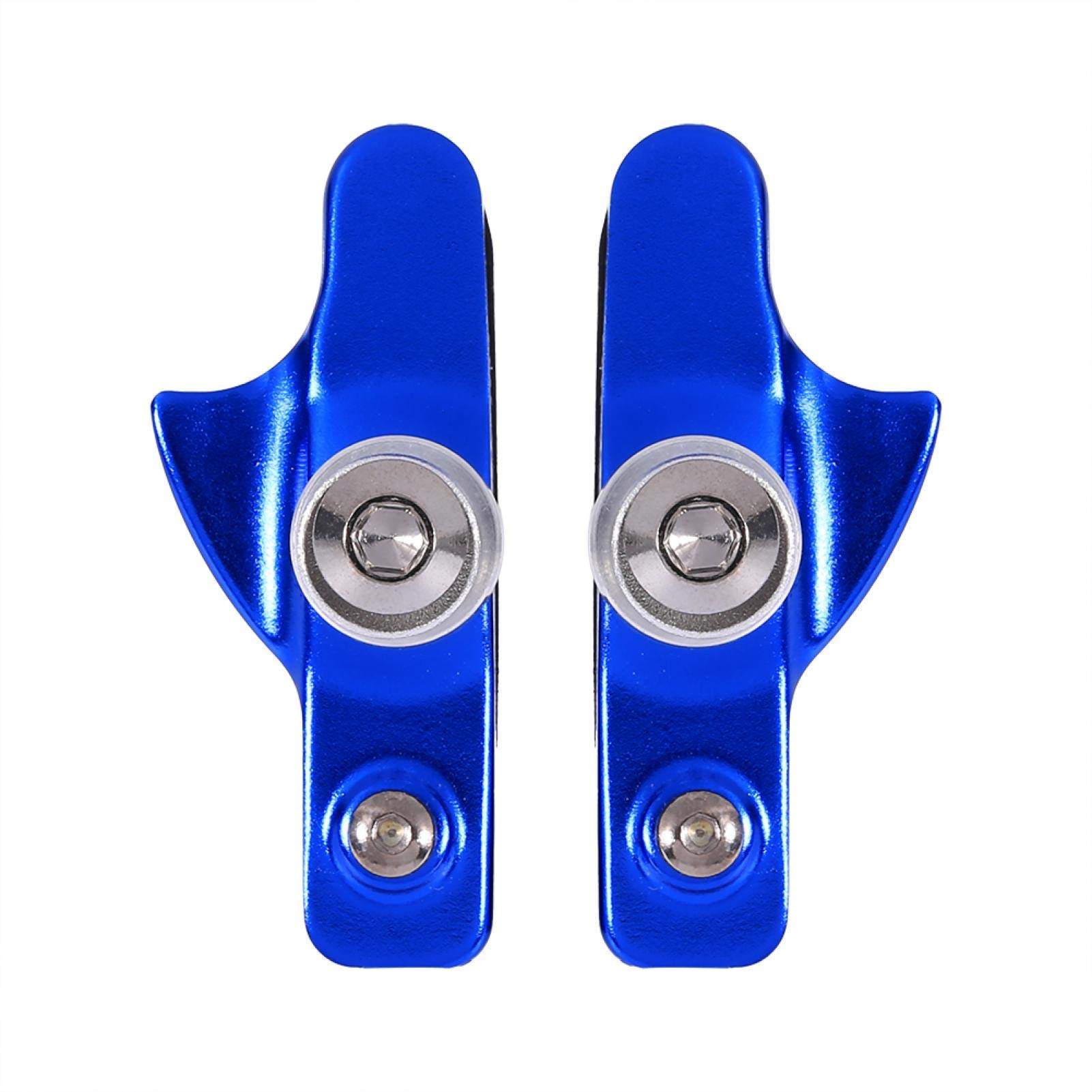 Banapo Plaquettes De Frein VTT – 1 Paire 55 Mm, Caoutchouc Rainuré, Coque Alu, Pour Route Ou VTT
