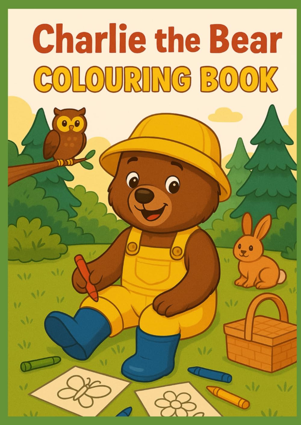 Charlie the Bear and the Big Fishing Day – Colouring Book: A fun colouring adventure for kids (Charlie the Bear Collection)