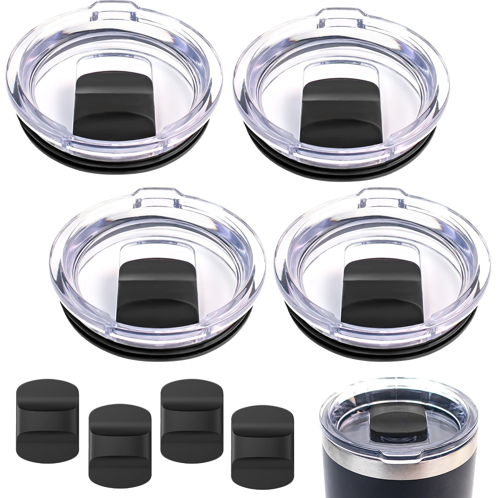Couvercle Yeti Rambler 591 ml universel avec curseur aimanté MagSlider pack de 4
