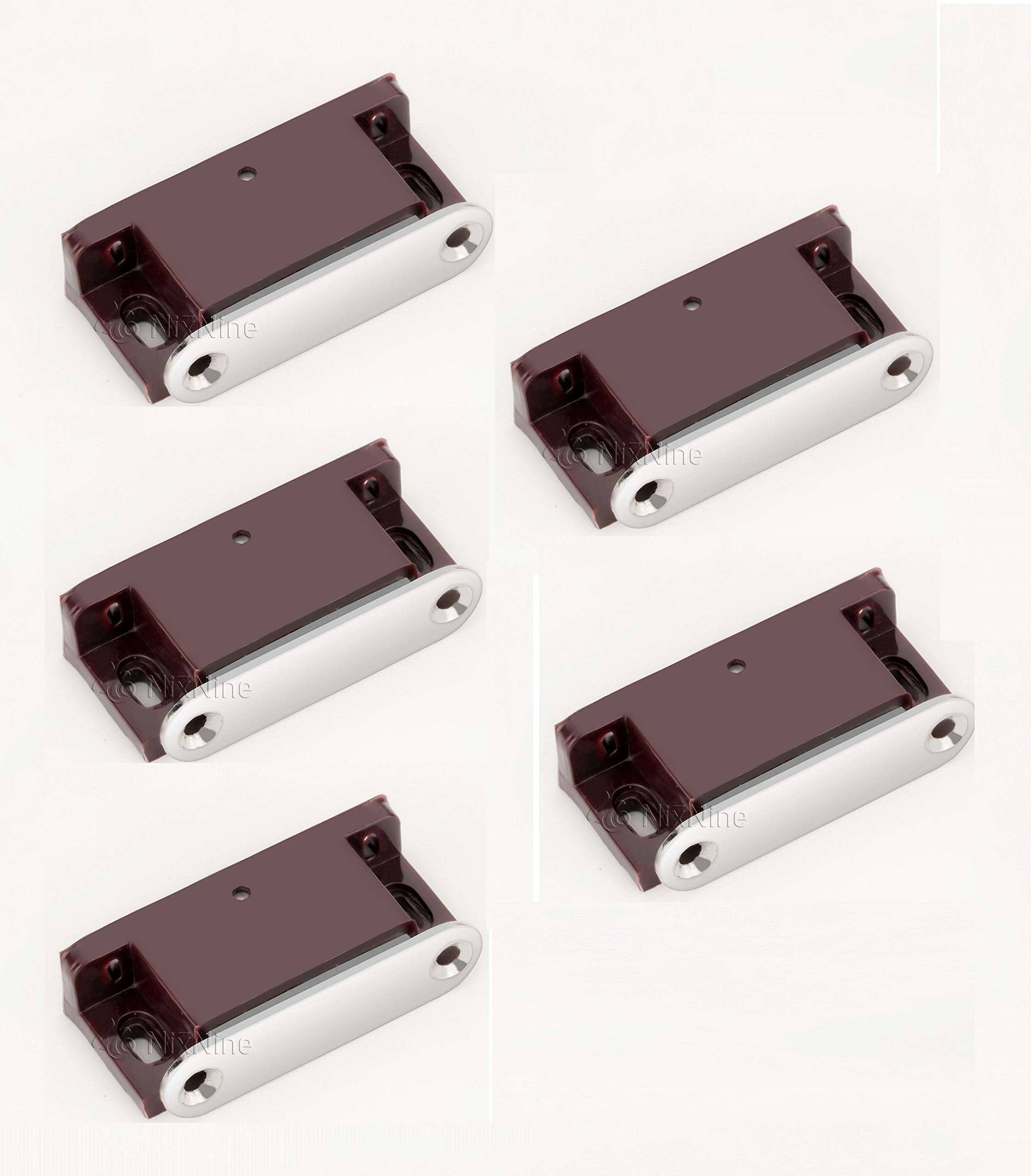Nixnine Plastic Heavy-Duty Catch Magnet/Door Catcher/Door Magnetic Stopper, Door Magnetic Holder, Door Stopper & Cabinet, Drawer, Cupboard, Dresser (5.5cm x 3cm x 1.5cm - Brown) Pack of 5 (B08ZM8TWMX) Amazon Price History, Amazon Price Tracker