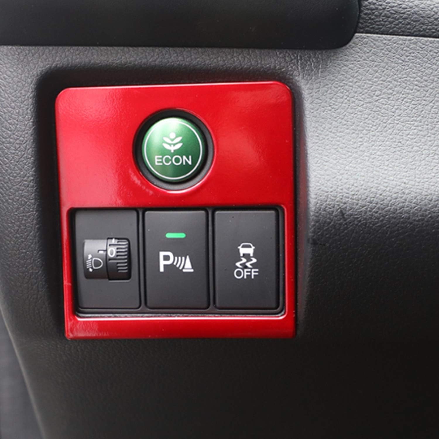 Amazon Muu3 Econ スイッチ カバー Vezel ヴェゼル 専用 車ドレスアップ カスタム ブルー カーアクセサリ 車 バイク