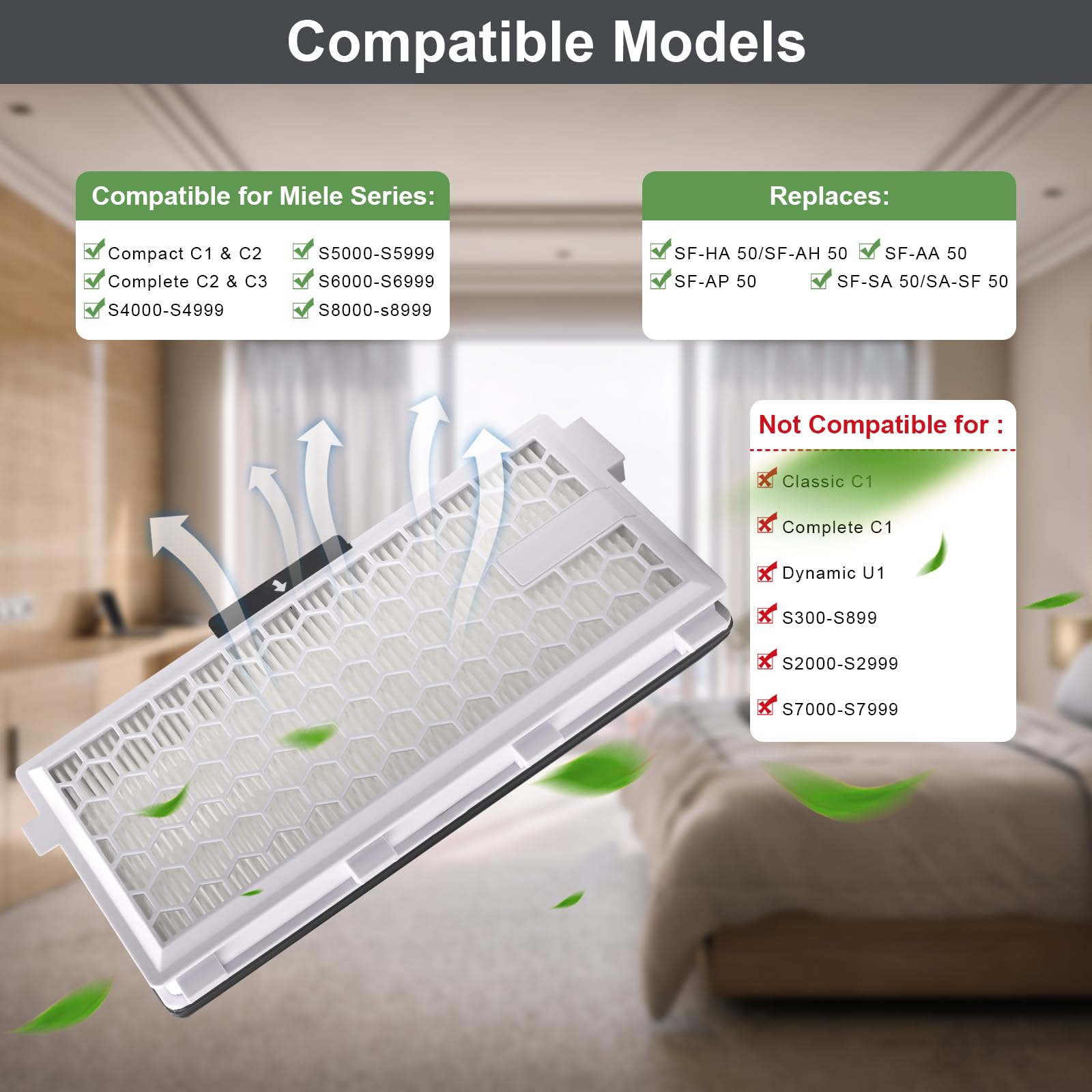 MIELE Accessori Pulizia SF-AA 50 FILTRO ACTIVE AIRCLEAN CON - Foto 13