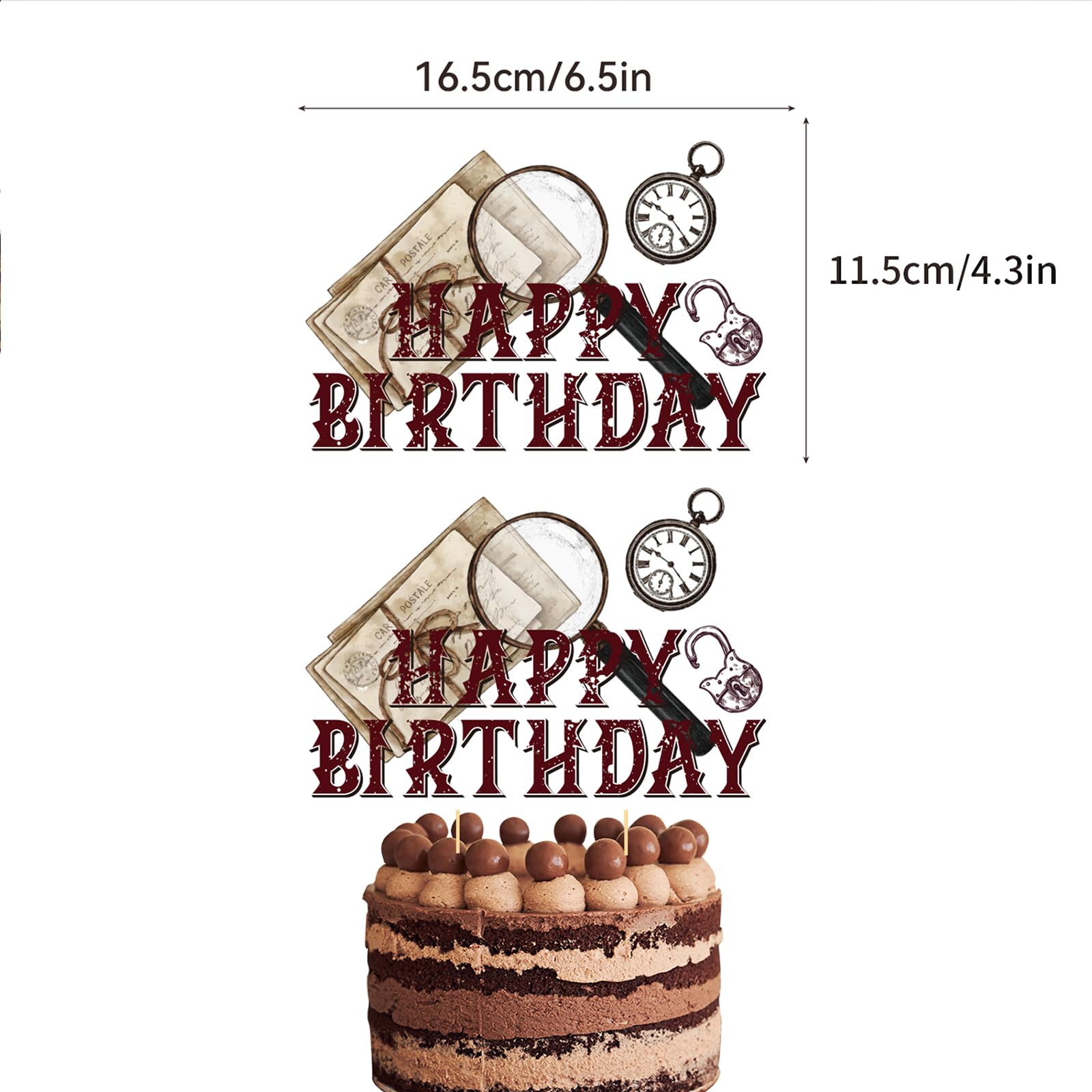 Decorazioni Festa Escape Room: Set Completo Con Banner, Torta Topper, 12 Cupcake Toppers E 18 Palloncini, Forniture Per Feste A Tema Mistero