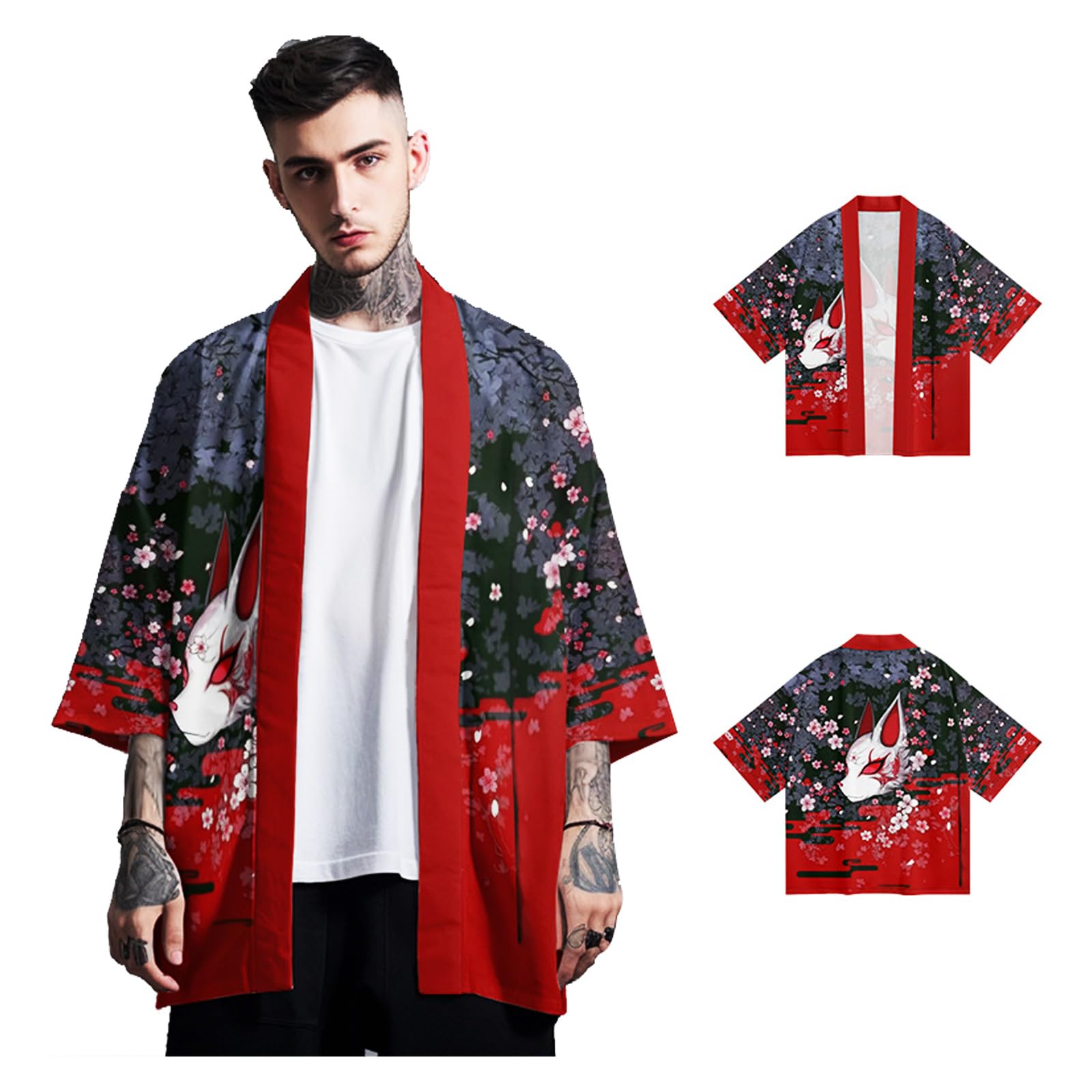 Kimono renard homme ample pour remplacer vos vestes d'été fades XL