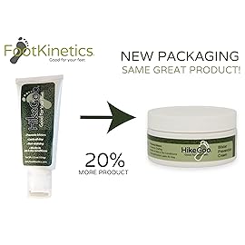 Foot Kinetics HikeGoo Blister Prevention Cream for Hiking and Backpacking - 6.6 oz - Long-Lasting, Sweat-Resistant Cream - Prevents Chafing, Hot Spots, and Blisters on Feet