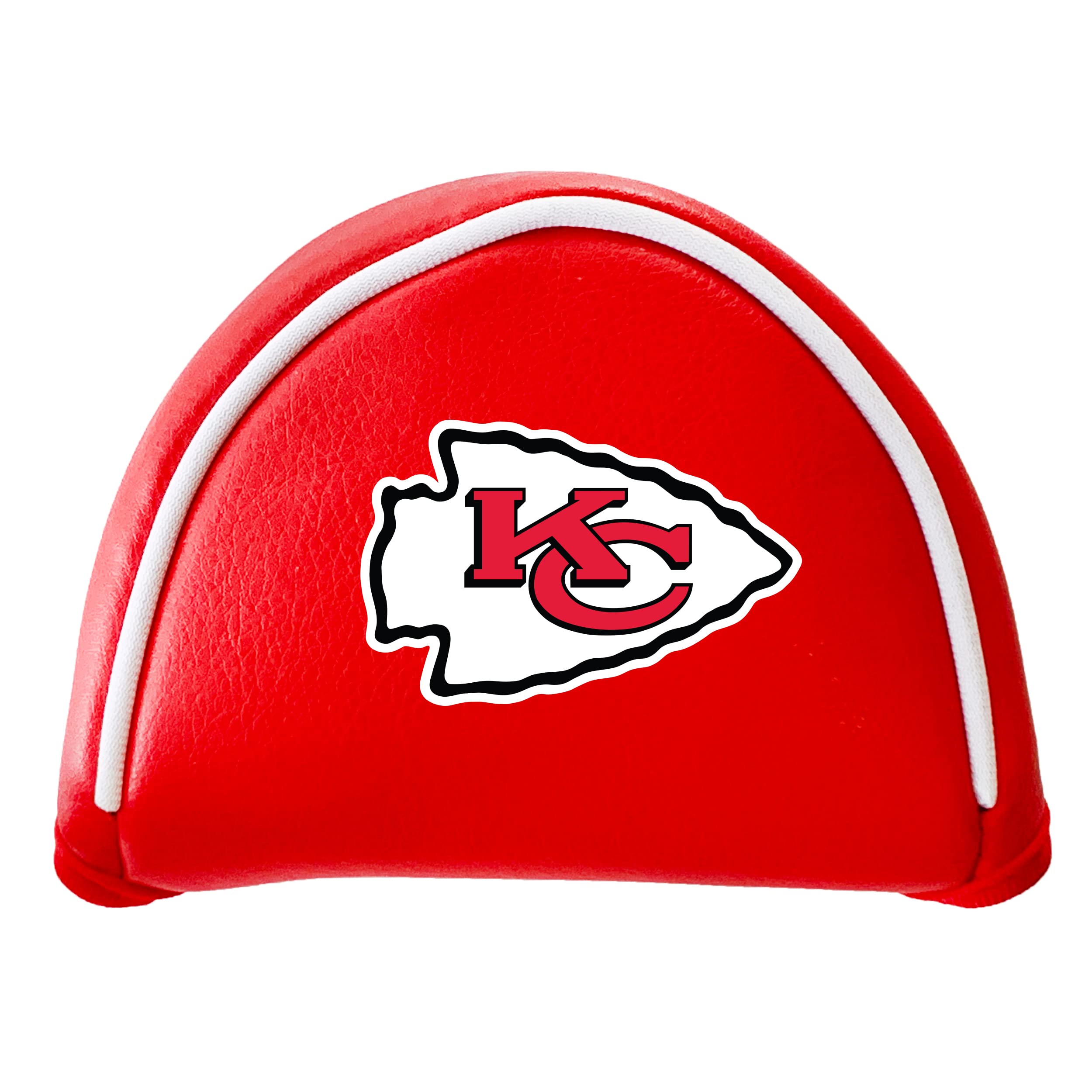 Team Golf NFL KANSAS CITY CHIEFS Putter Cover - Mallet (Color) - Printed Team Golf NFL Putter Cover - Mallet Printed, Fits Most Mallet Putters, Easily Slips on and Secures with Velcro Closure