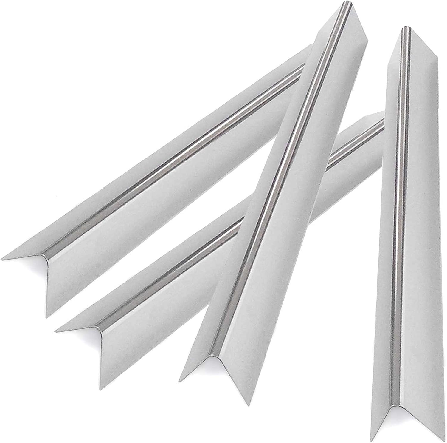 Grill Parts Zone 70375 (1.3 mm) 17 Ga. Stainless Flavorizer Bars for Weber 2780001, 2781301, 2830501, 2840001, 2880001, 7120001, 7121001, 7220001, 7371001 Gas Models, Set of 4, Aftermarket