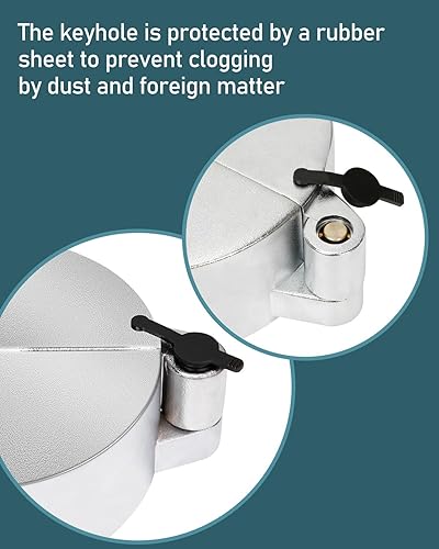 Miniatura 3 de 2 fundas mejoradas para tapa de combustible con bloqueo de semirremolque, compatibles con camiones Freightliner, Sterling y Western Star Clase 8