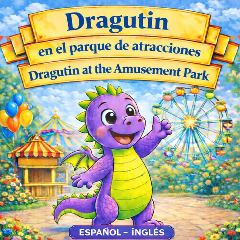 Dragutin en el parque de atracciones: Edición bilingüe : Español - Inglés (Las aventuras de Dragutin. The Adventures of Dragutin)