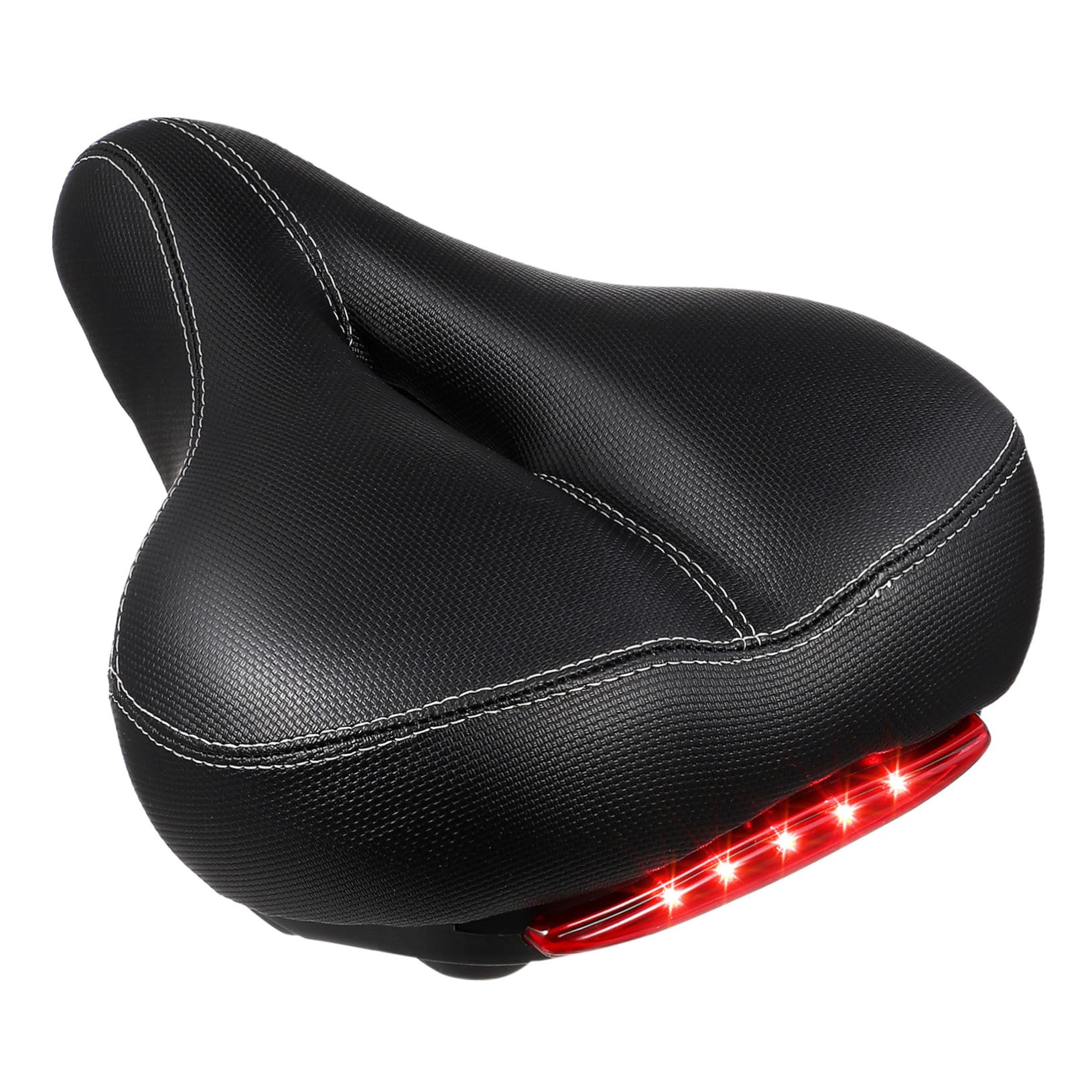 Abaodam Per Bici Imbottita in Poliuretano Cuscino Sedile Per Bicicletta Ammortizzatore Per Mountain Bike e Bici Design Avvertimento Per Sicurezza Notturna