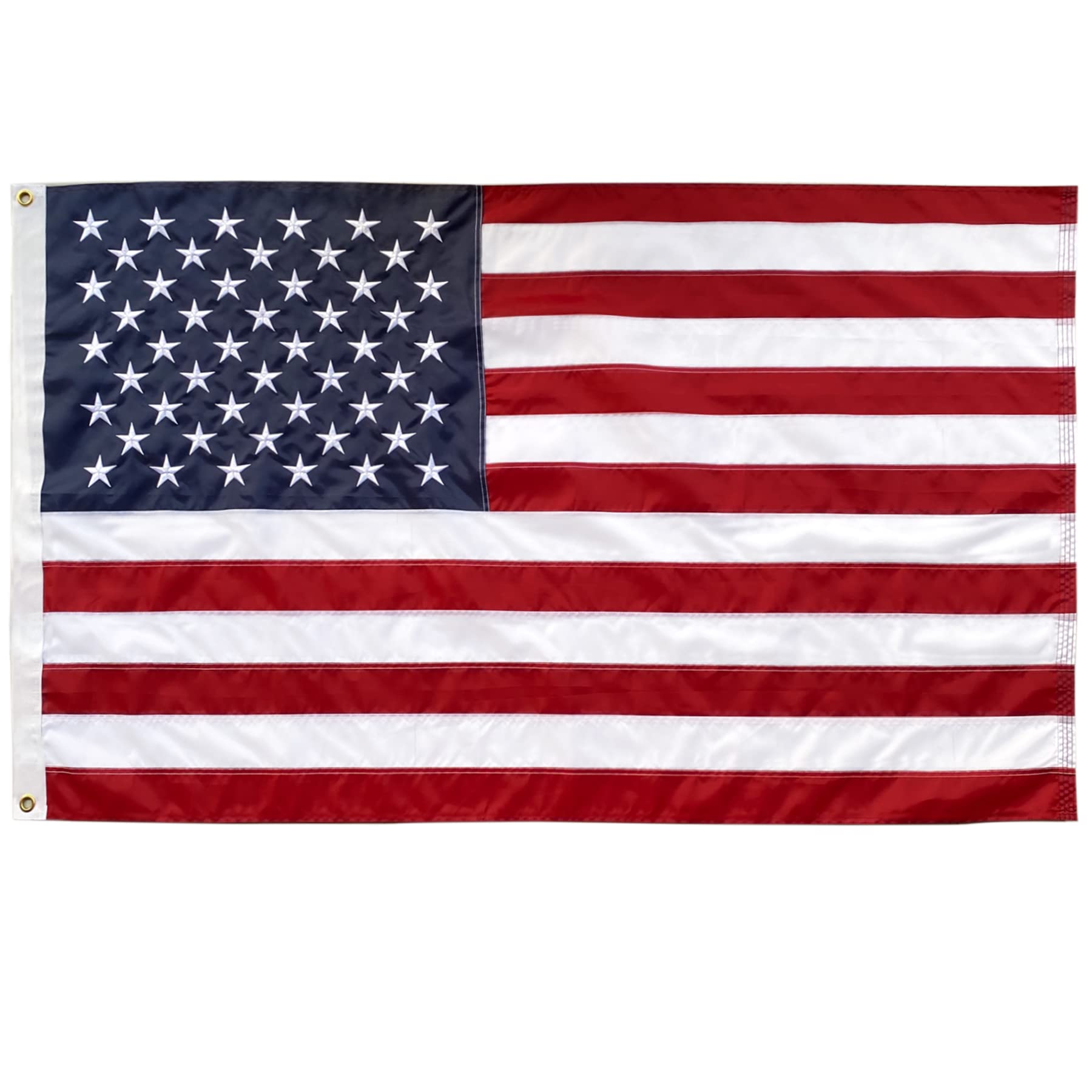 GORISEUSA 3x5 ft American Flags for Outdoor Decor, US 300D Nylon Flags Embroidered Stars, Sewn Stripes UV Protected Durable for Indoor and Outdoor Use (US Flag 3x5ft)