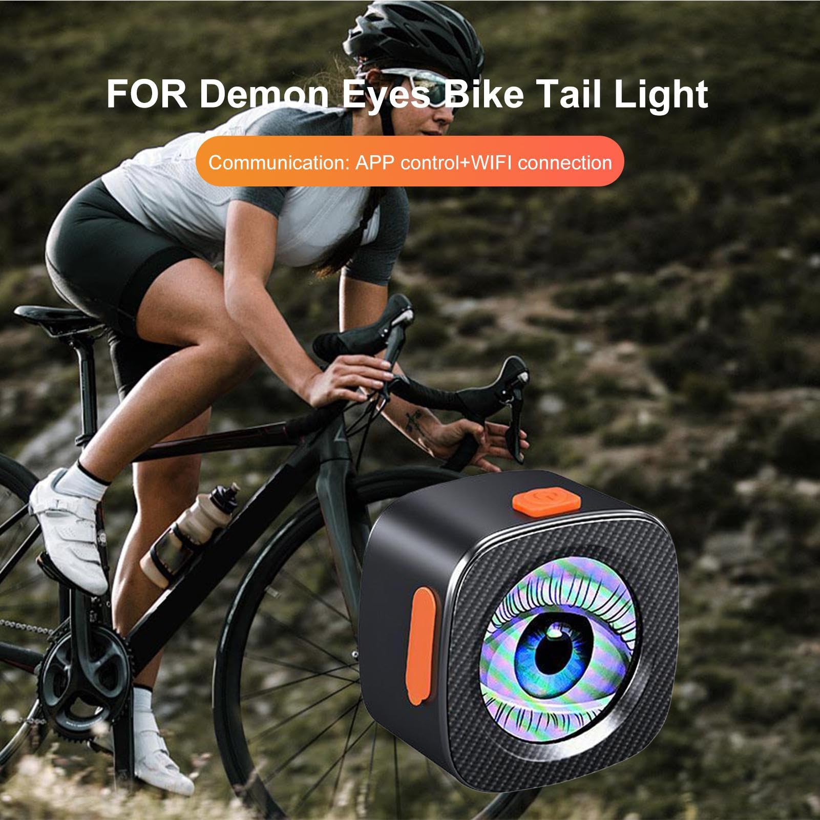 Fanale posteriore per bicicletta, ricaricabile, luminoso, impermeabile, per equitazione, scooter, pendolari, ciclismo, donne, bambini, uomini