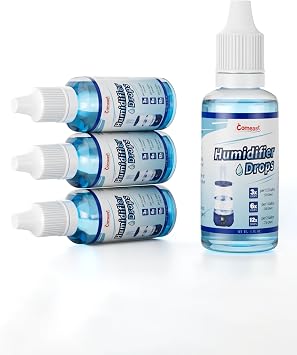 Humidifier Treatment Drops Concentrate Cleaner Reduces Buildup & Scaling, Deodorizes Water, Fits All Models, 400+ Day Supply, 4PK